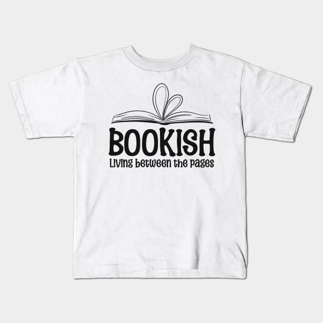 Bookish Kids T-Shirt by AvviareArt